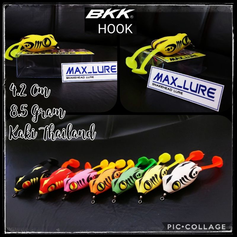 Soft Frog Kaki / Kicker Frog By MAX_LURE - (Kaki Ori Thailand) / Umpan Ikan Gabus