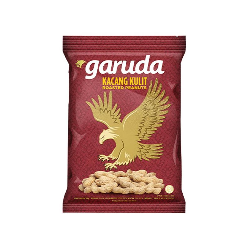 

Garuda Kacang Kulit Roasted Peanuts 1 pack isi 20 Pcs @16 gram