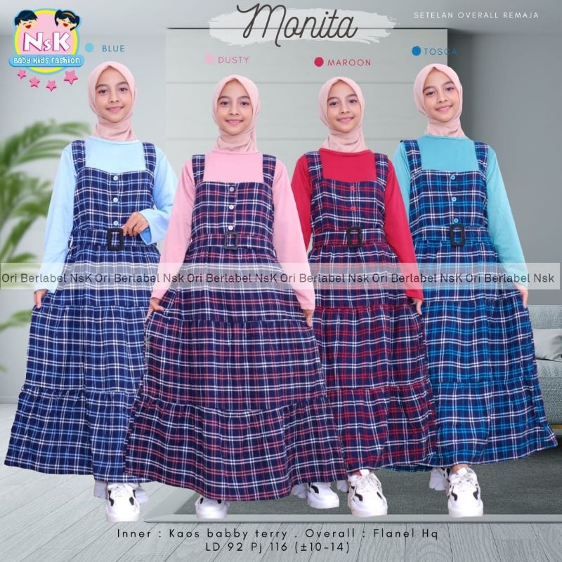 Monita - Baju Anak - Baju Remaja - Overall Anak - Overall Remaja - Overall dan Inner - by NsK
