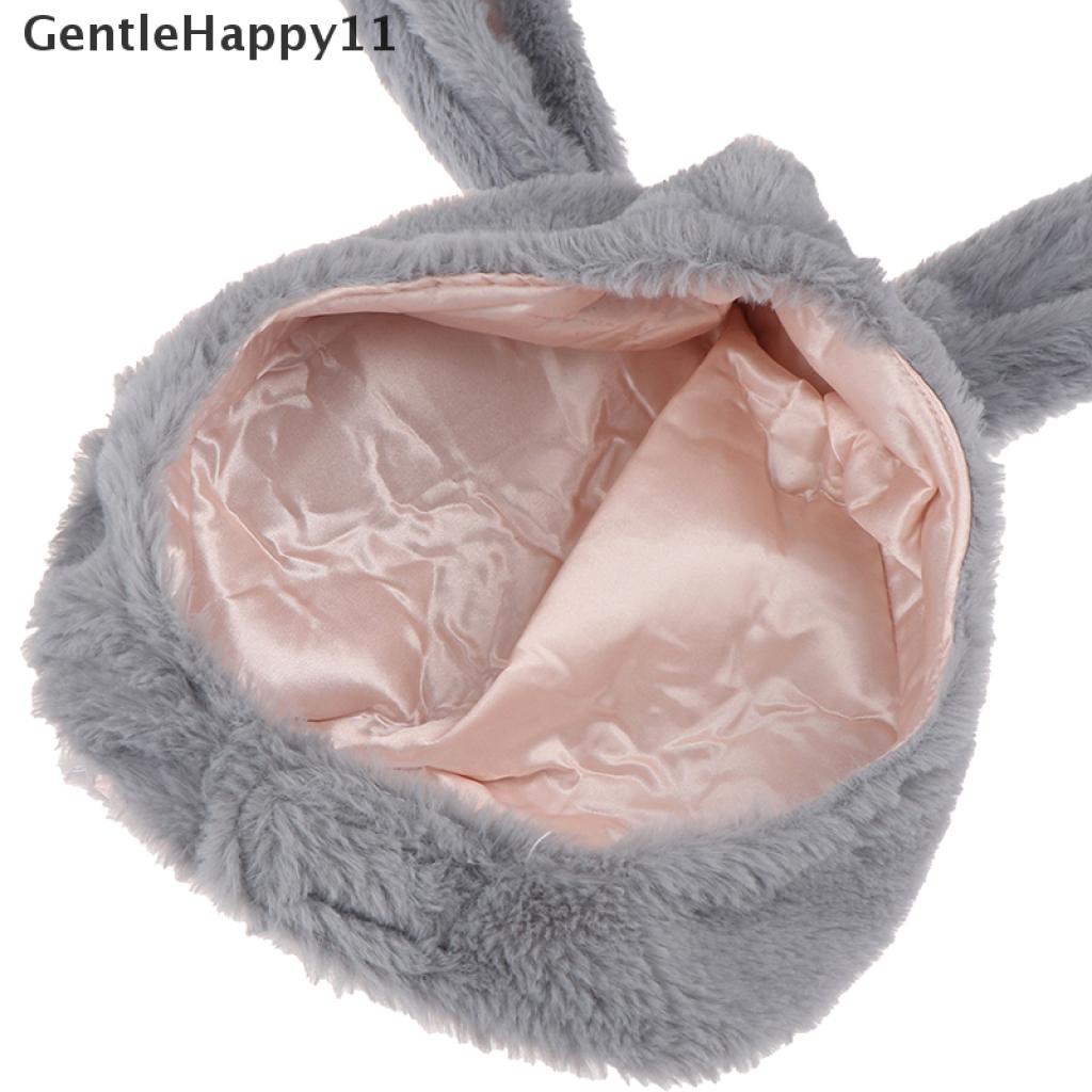 Gentlehappy Topi Plush Desain Telinga Kelinci Untuk Anak Perempuan