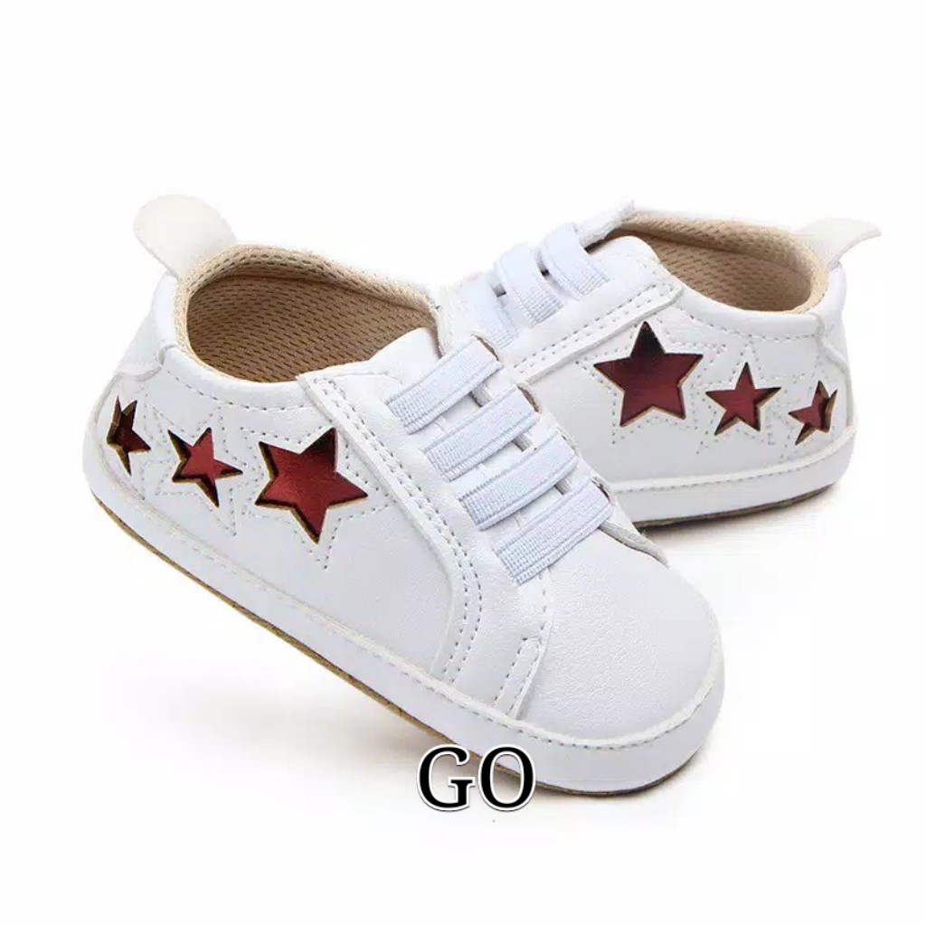 gos 2004 STAR OBEY Sepatu Anak Laki Sepatu Bayi Prewalker Shoes 0-18 bulan Import