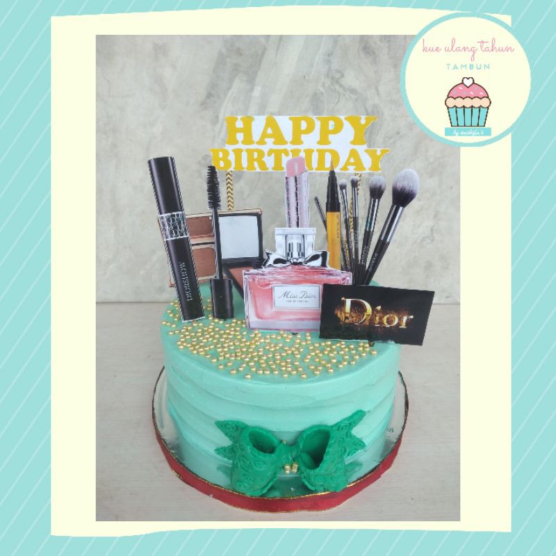 

cosmetic birthday cake