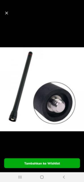 ANTENA HT ICOM V88 M24 ICOM IC M25 ICOM IC M36 ICOM IC M37 ICOM F3000 F3001 FREQUENCY VHF MURAH