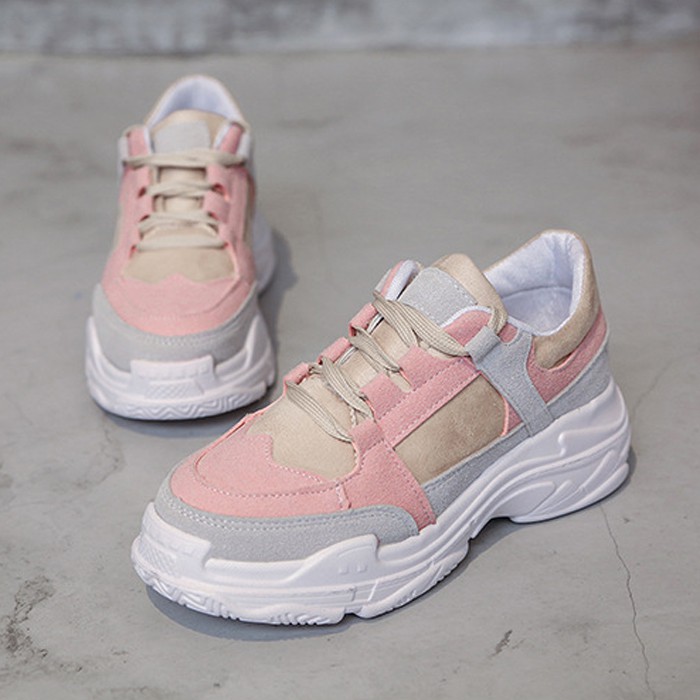 Sepatu Sneakers Wanita Kekinian Warna Pastel Best Seller 0105