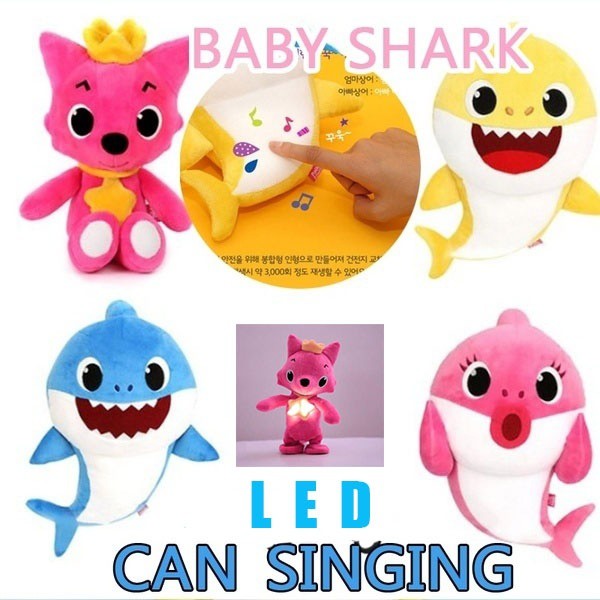 baby shark stuffed animal that sings