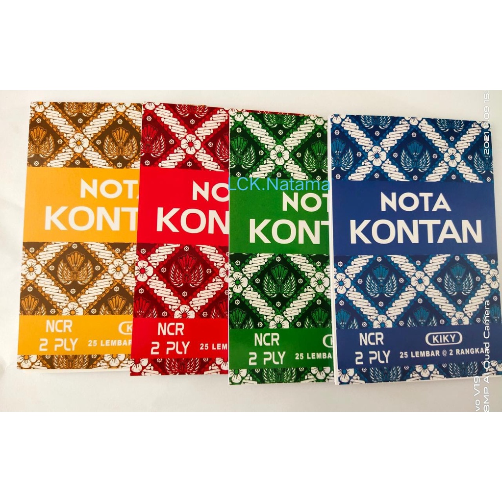 

KIKY Nota Kontan 2 ply kecil - nota 2 rangkap putih merah