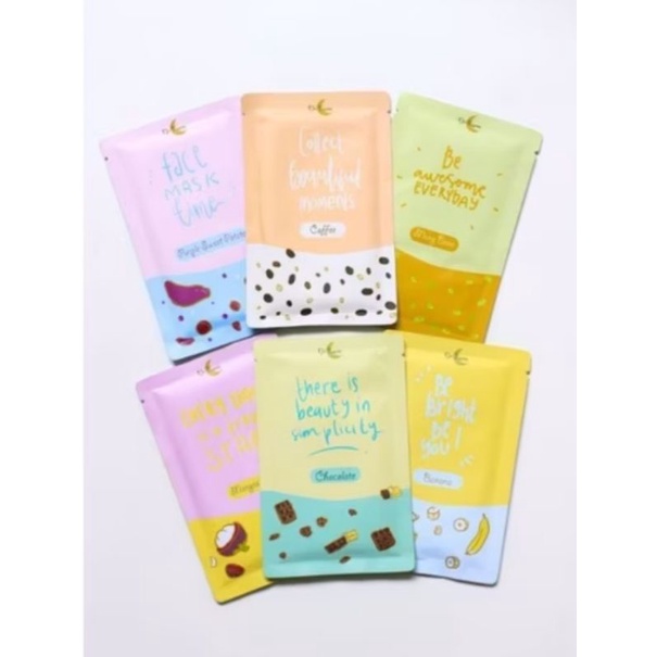 Masker Deluna Skin by Poupeepou Masker Wajah Organik