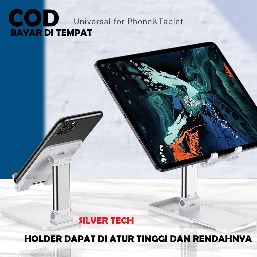 Holder Meja Tinggi Fleksible untuk Handphone dan Tablet