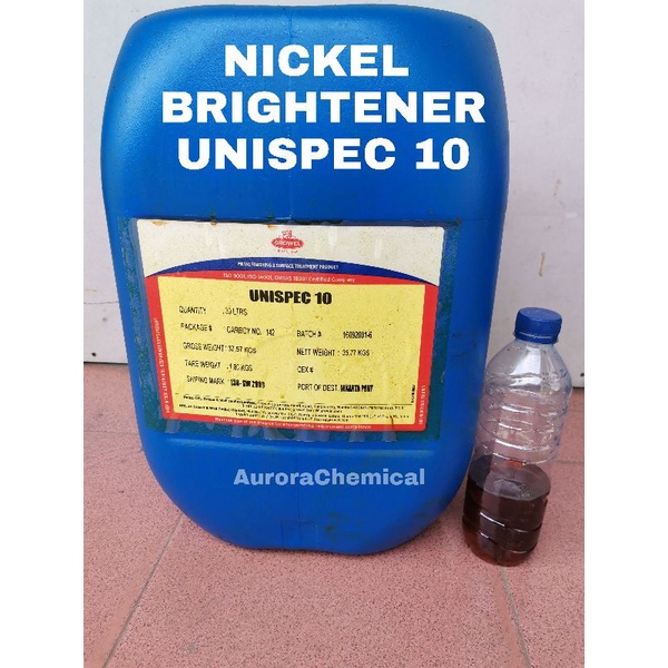 

Nickel Brightener Unispec 10 MNT MN Pencerah Nikel