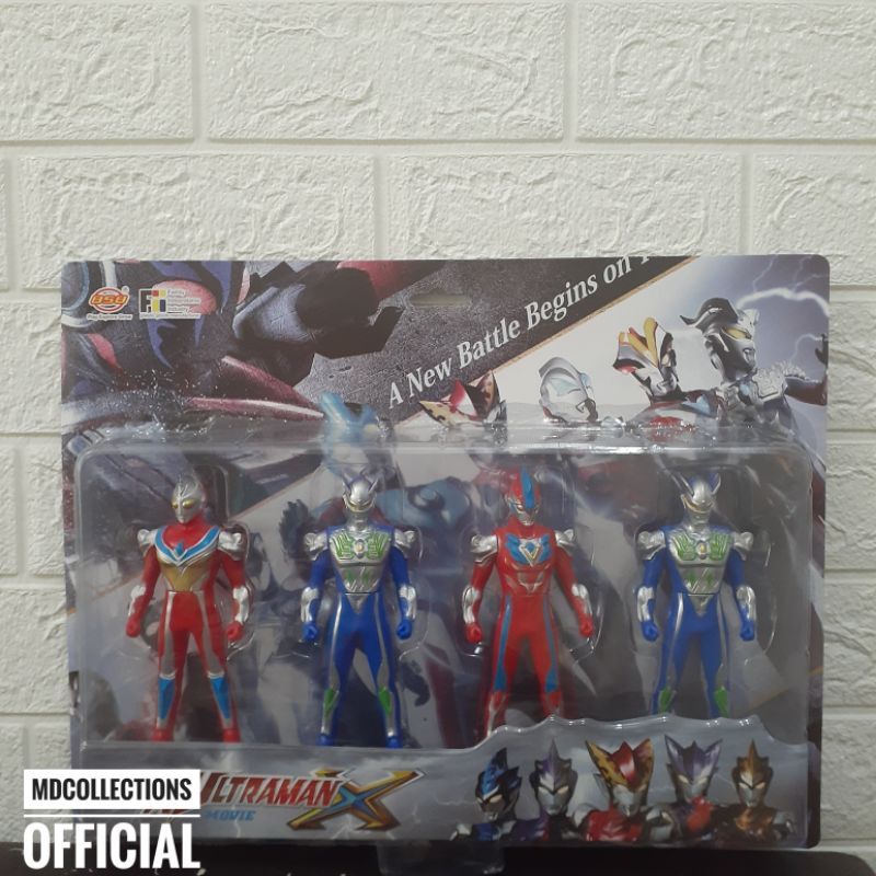 Mainan Ultraman X tanpa Jubah | Action Figure