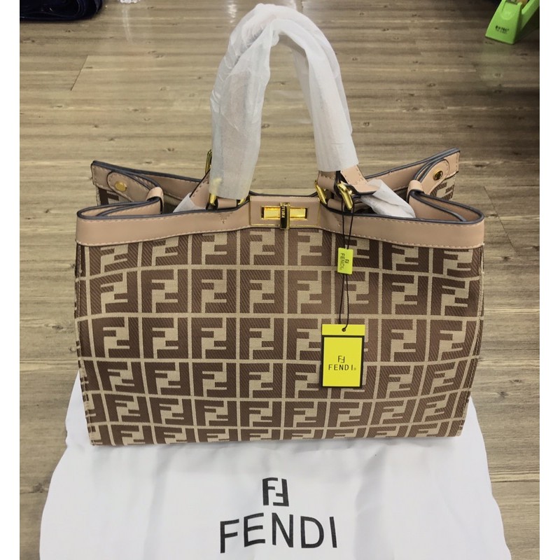 fendi peekaboo x tote bag canvas bag premium