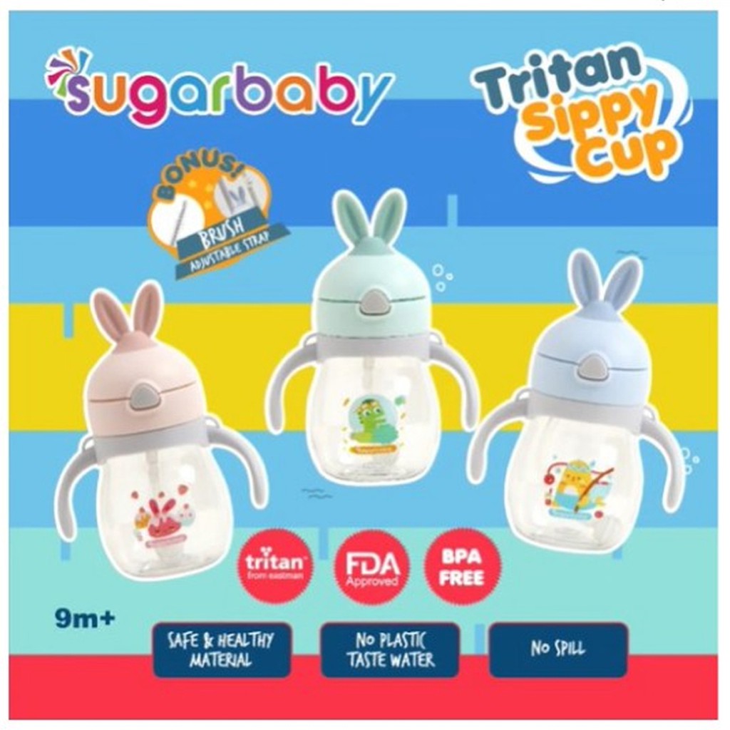 Sugar Baby Tritan Sippy Cup 270ml - Botol Minum Anak