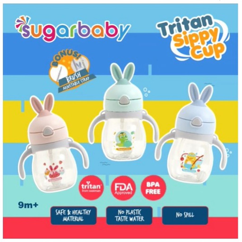 Sugar Baby Tritan Sippy Cup 270ml - Botol Minum Anak