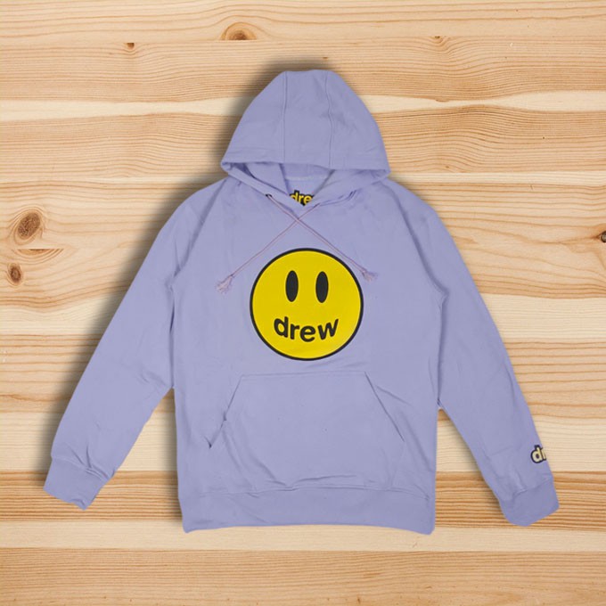 drew house purple hoodie