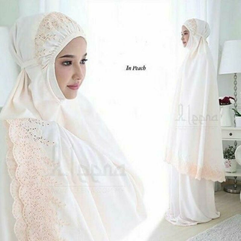 Mukena dewasa khatijah mukena jumbo katun premium bahan lembut adem dan halus