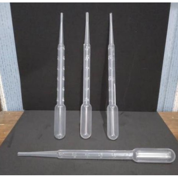 Pipet Ukur 3 ml Pipet Plastik Serbaguna Multifungsi Tetes Disposable Pasteur