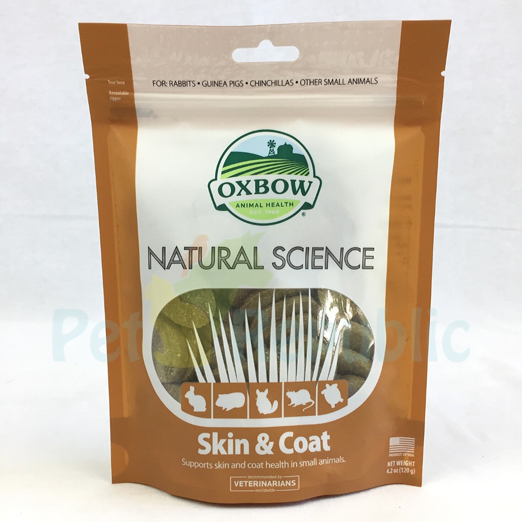 

OXBOW Vitamin Kelinci Natural Science with Skin and Coat Support 60tab