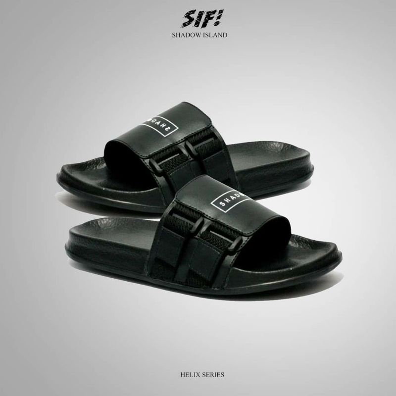 FLUX - SHADOW ISLAND | Sandal Pria Santai Hangout Harian Outdoor Masa Kini Sandal Slide Pria Modern