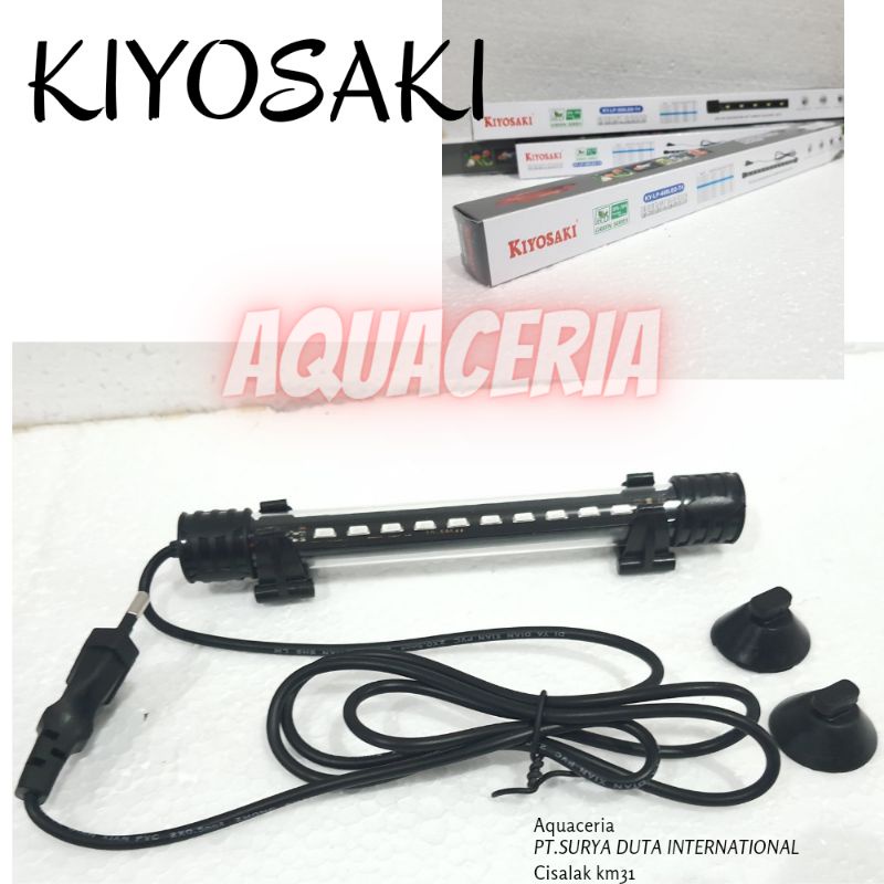 Lampu Celup Aquarium 50Cm Kiyosaki LP-500LED-T4 Lampu LEd Celup Aquarium Aquascape 7W