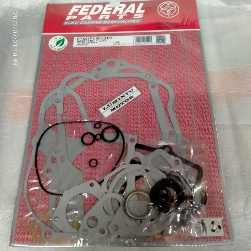Gasket paking fullset Legenda 1, Legenda 2, supra fit new, fit old, revo 100 Federal part
