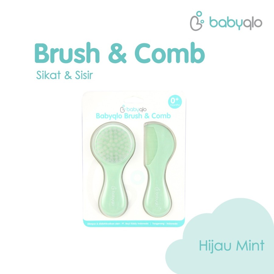 BabyQlo Brush and Comb 9016 / Sikat dan Sisir Bayi