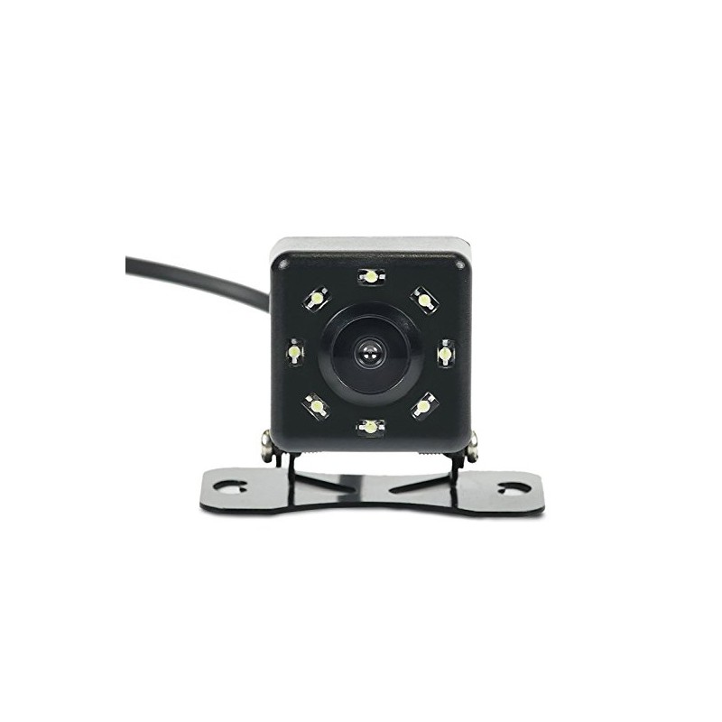 Kamera Belakang Mobil Car Rearview Camera 8 LED Nightvision - S8 - Black - OMRSE8BK