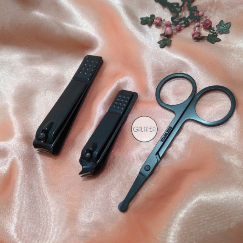 

gunting warna hitam stainless