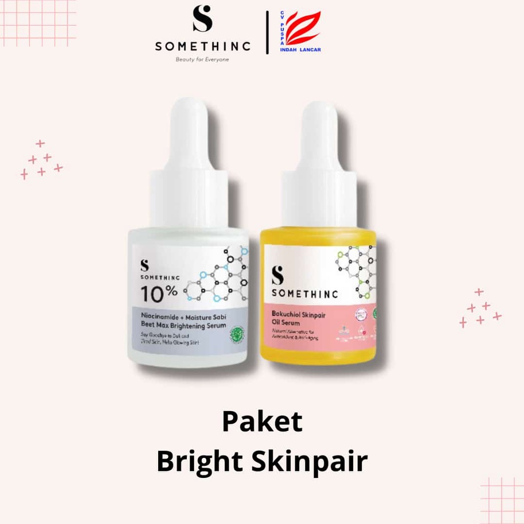 [PAKET] SOMETHINC  BRIGHT SKINPAIR (Bakuchiol &amp; 10% Niac sabi beet 20 ml)