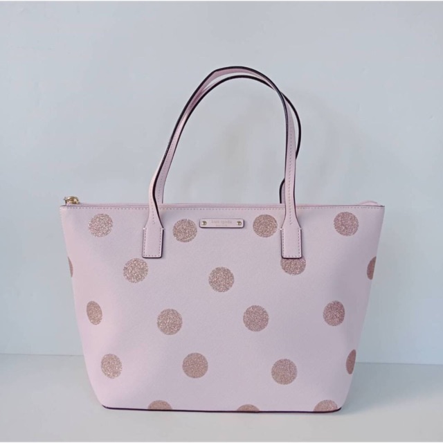 Kate Spade Hani Pink Glitter Polkadot