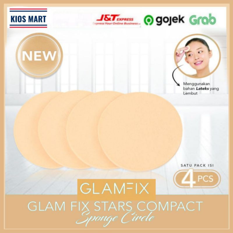 Glam Fix Stars Compact Sponge / Sponge Make Up Glam Fix