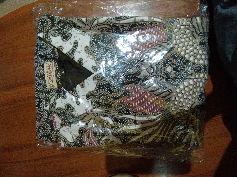 Baju Batik Cowok/pria Slimfit Big Size Adem Lengan Panjang Premium Terbaru 2021 Bg08 - Garansi 100%