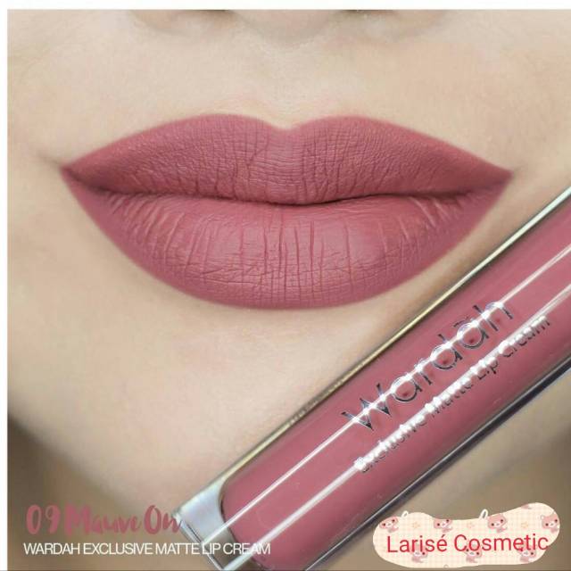 WARDAH EXCLUSIVE MATTE LIP CREAM 09 (MAUVE ON)