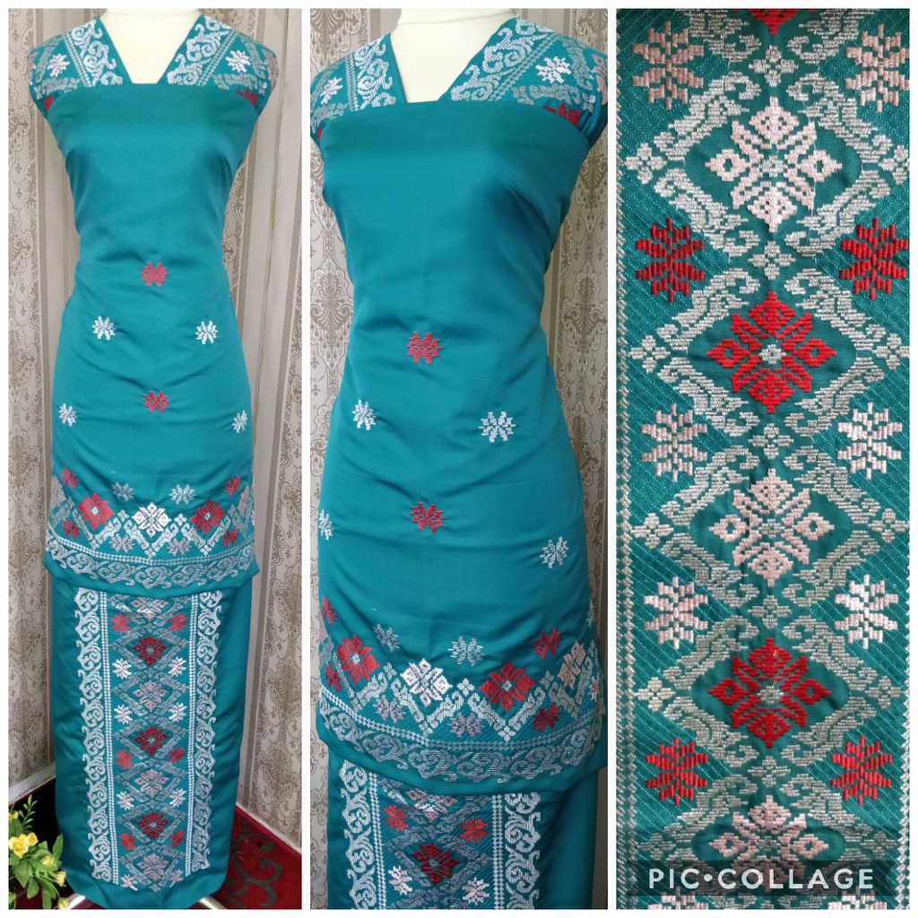 Bahan Baju kurung Motif Songket Bukittinggi