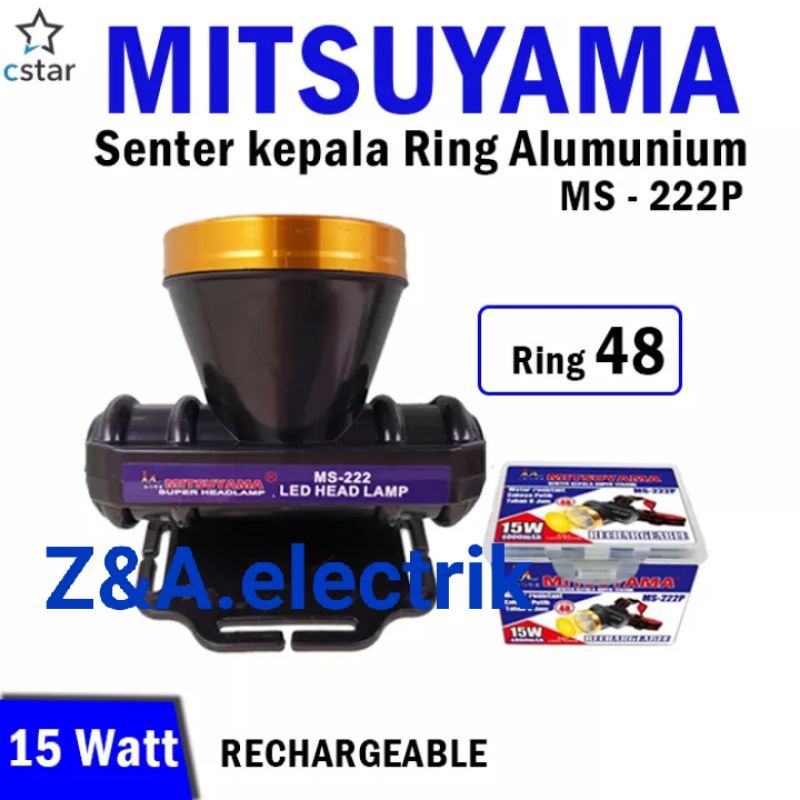 Senter Kepala Ring alumunium MS-222 MITSUYAMA 48 RING