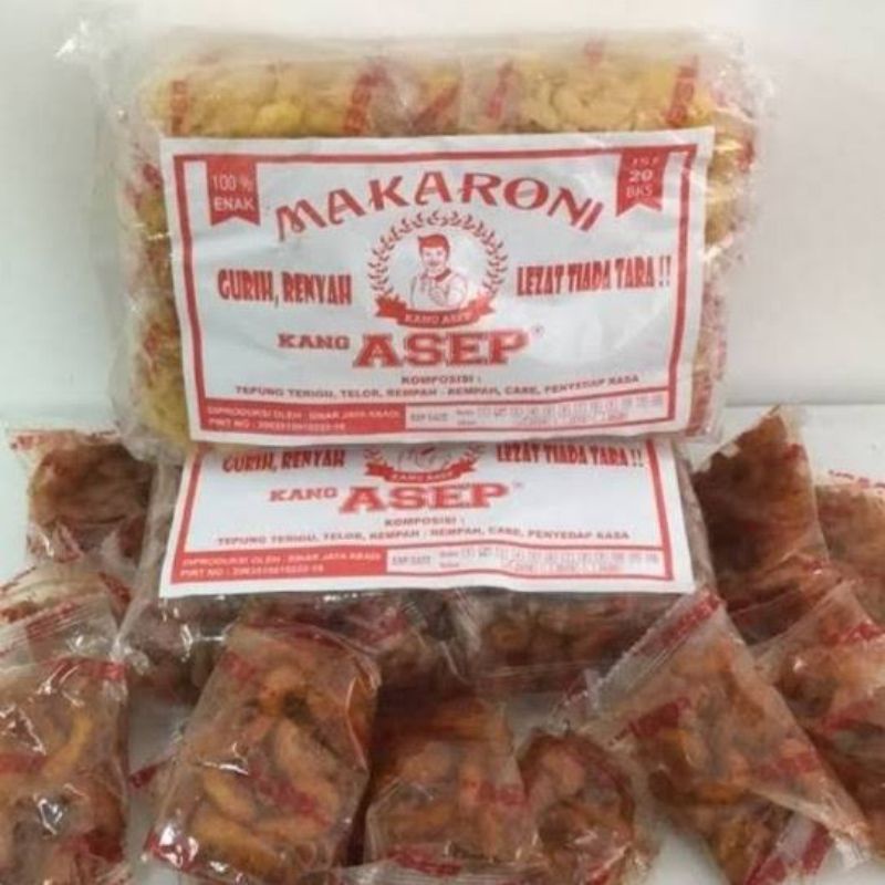 

Makroni Camilan New Asep isi 20pcs