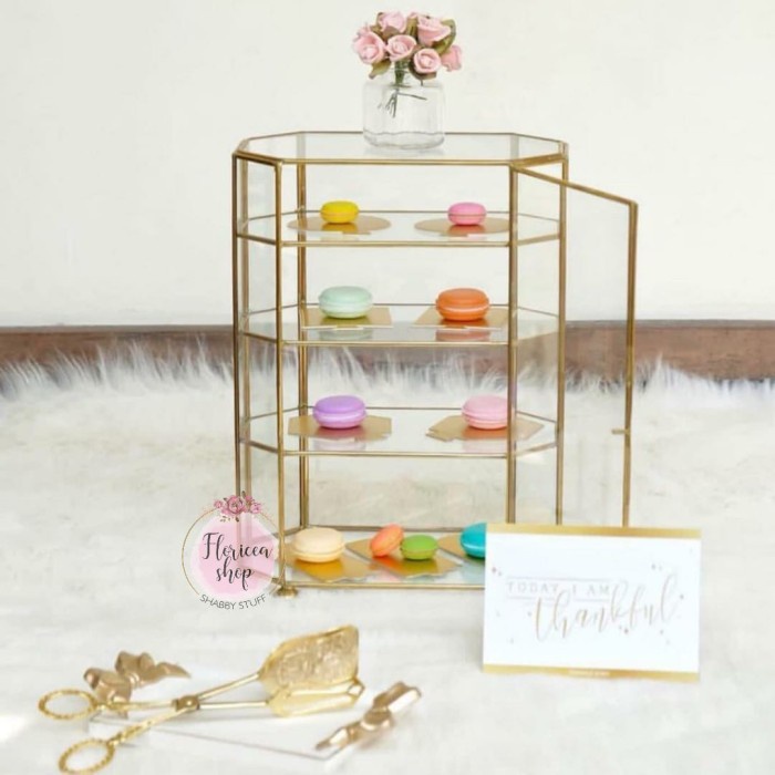 LEMARI KACA DESSERT / LEMARI KACA KECIL