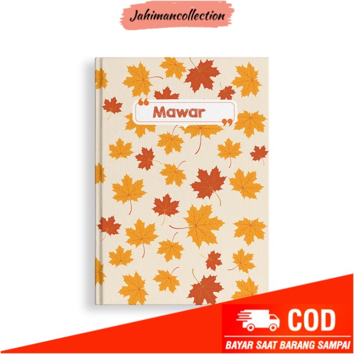 

✨ BISA COD ✨ Notebook Custom #Autumn - Custom Notebook Dot Grid - polos