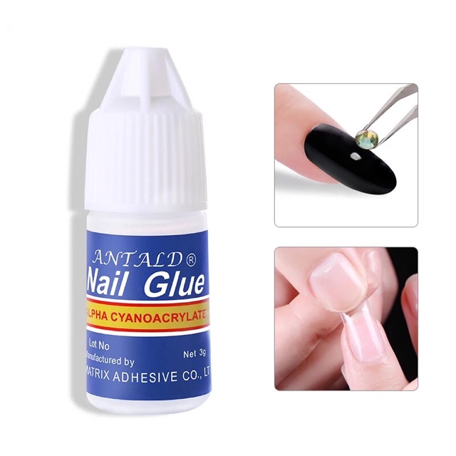 LEM KUKU PALSU 3gr LEM NAIL TIP ANTALD BOND ANTALD NAIL GLUE