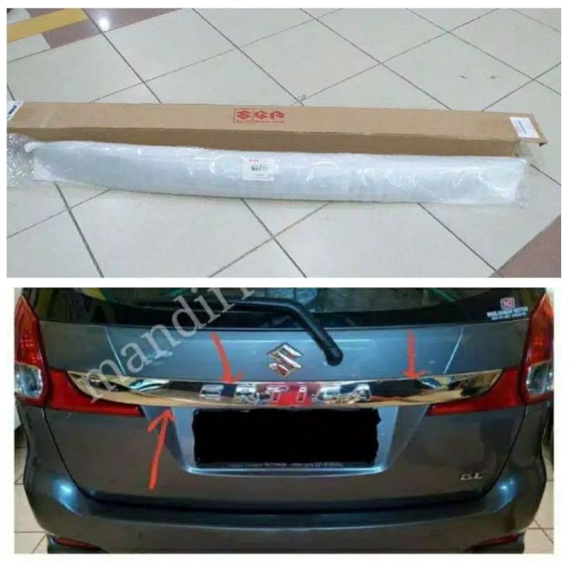 TRUNKLID bagasi all new ERTIGA chrome