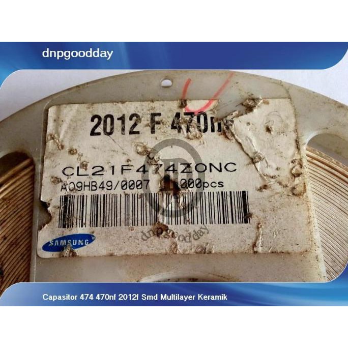 Capasitor 474 470Nf 2012F Smd Multilayer Keramik Dnpgood11 Dijamin