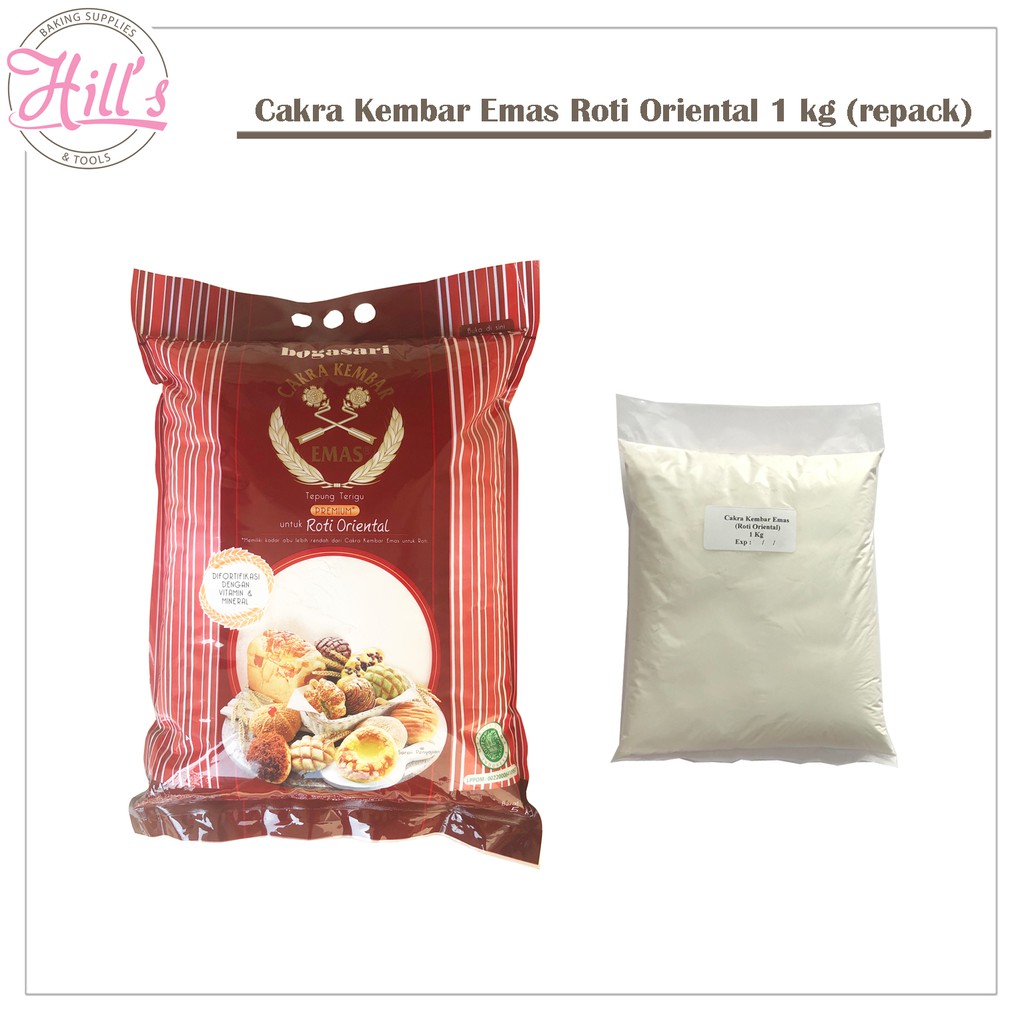 

CAKRA KEMBAR EMAS ORIENTAL 1 kg ROTI / TEPUNG BOGASARI 1kg