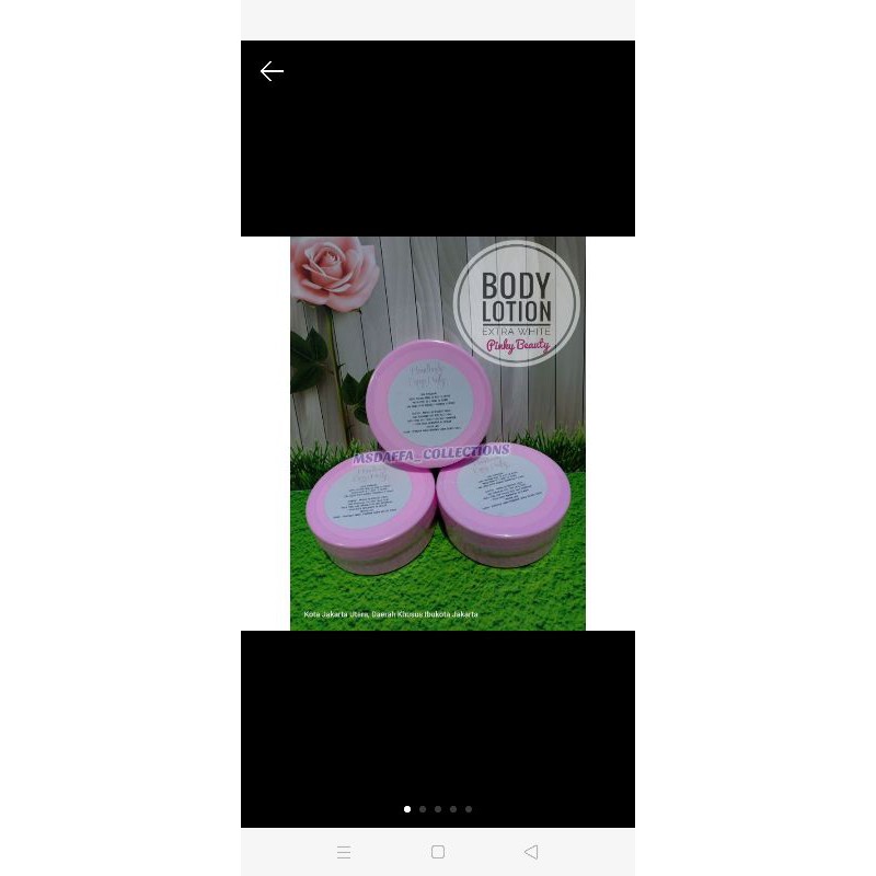 HANDBODY EXTRA WHITE PINKY BEAUTY ORIGINAL IMELDA YUNUS CEPAT PUTIH