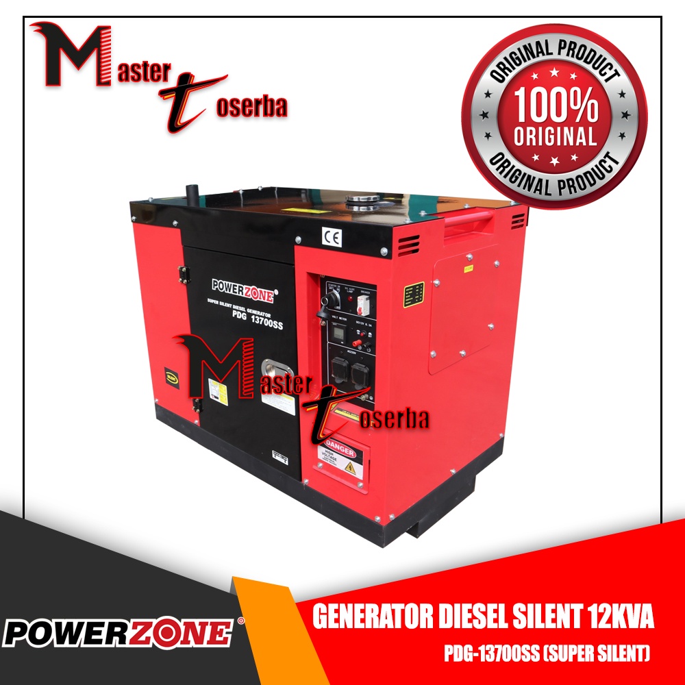 GENSET SUPER SILENT 12 KVA POWERZONE PDG 13700SS