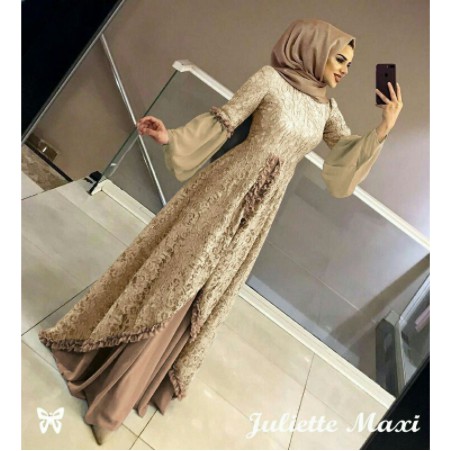 Busana Muslim Gamis Murah Gaun Pesta Muslimah Baju Pesta Wanita Kondangan Mewah Elegan Remaja