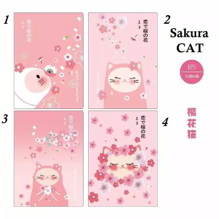 

Update Buku Tulis B5 Motif Sakura Cat/Notebook Sekolah Ukuran B5 Bergaransi