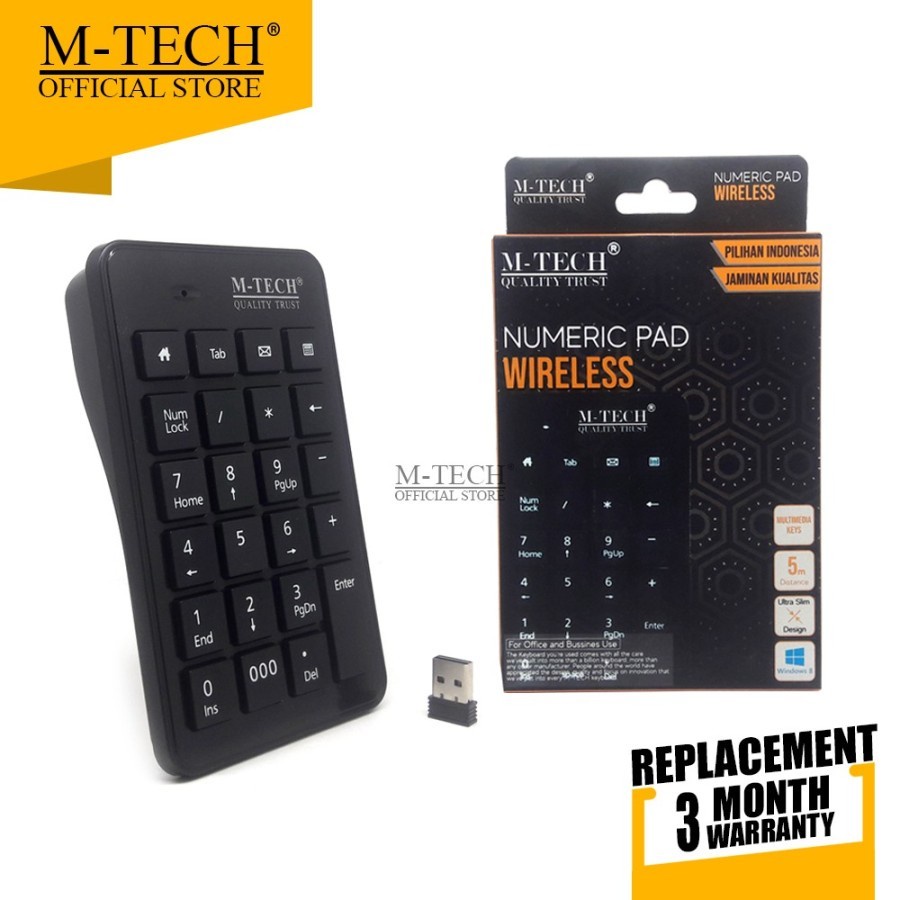 Keyboard NUMERIK Wireless Mtech