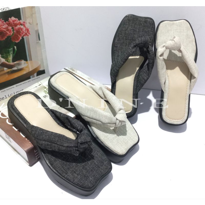 NIRRINA DN 21 Sandal wedges platform kanvas