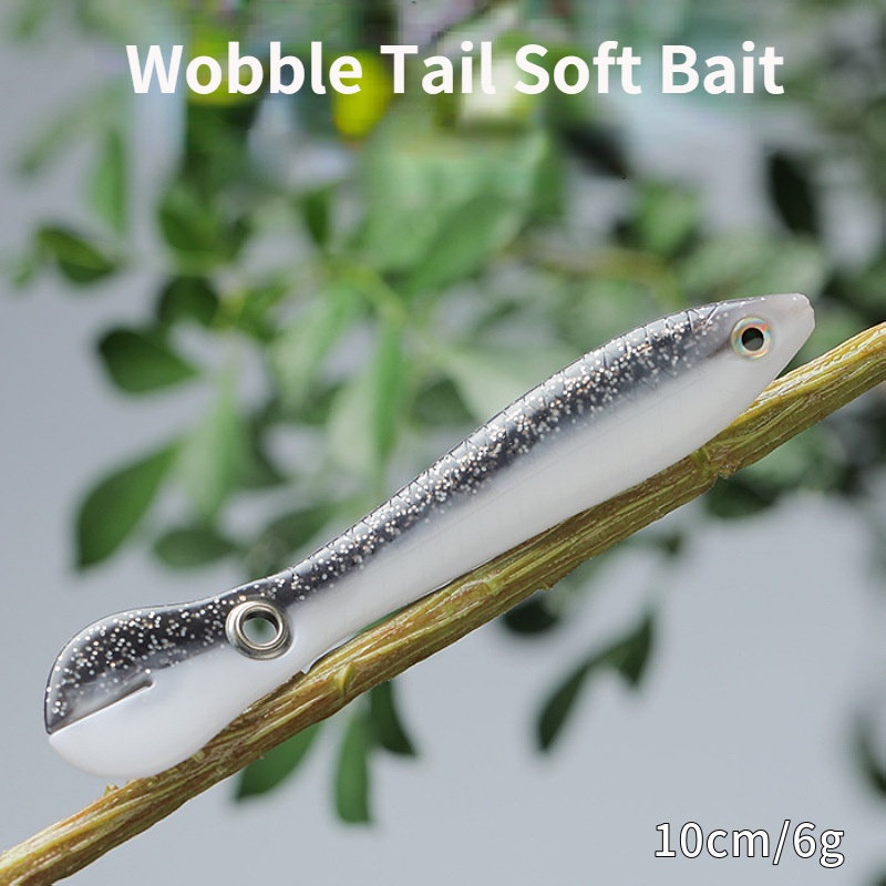 Umpan Pancing Soft Bait Bentuk Ikan Bionik Bahan Plastik Ukuran 10cm / 6g