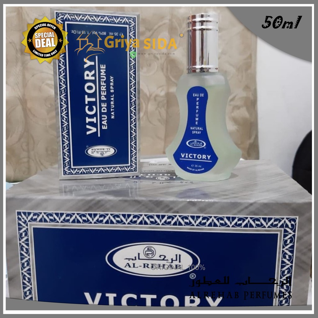 Parfum al rehab victory 50ml original minyak wangi alrehab spray victory PROMO!