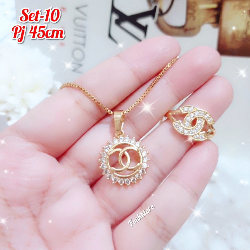 SET KALUNG DAN Anting xuping FASHION